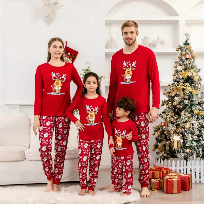 Reindeer and Santa Christmas Matching Set