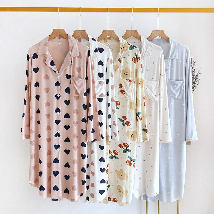 Ladies' Long-Sleeved Sleepwear