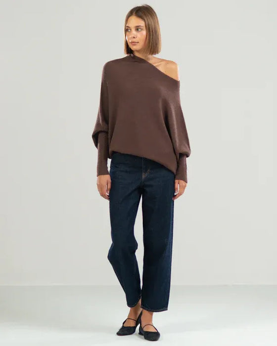 Asymmetric Draped Jumper