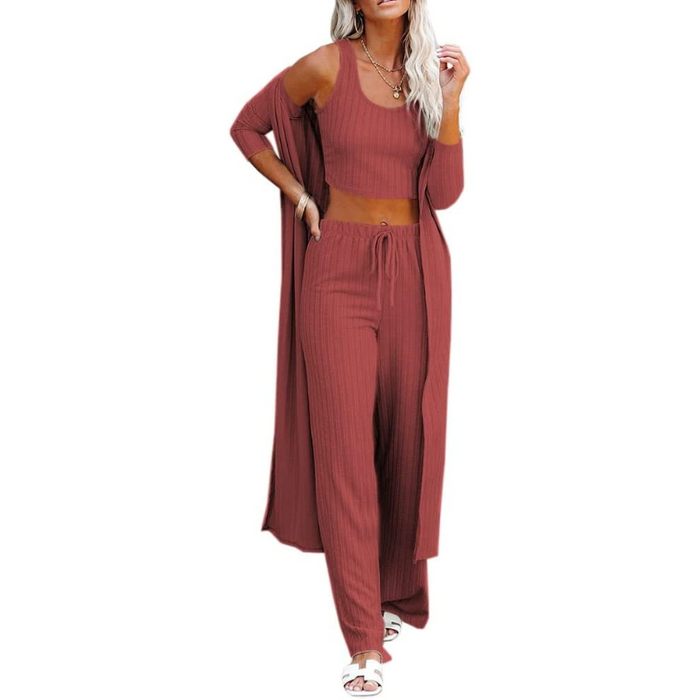 Women's 3 Piece Loungewear Set