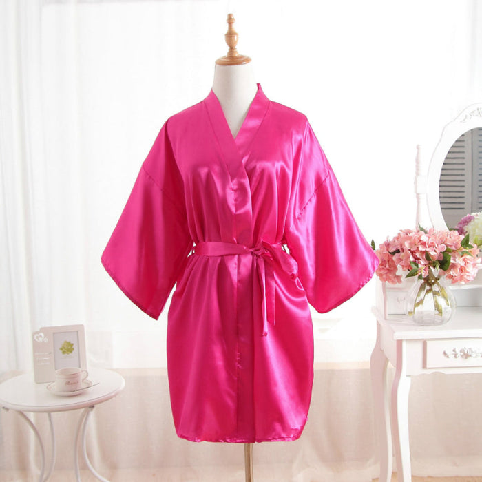 Customized Solid Bridesmaid Robe For Women