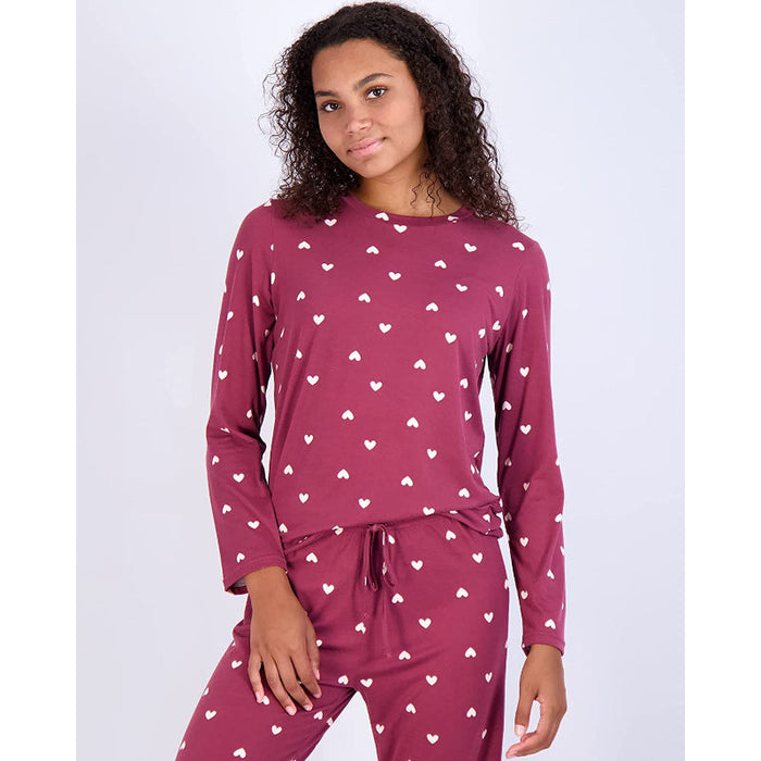 Women's Pajama Set Short And Long Sleeve Top With Pants