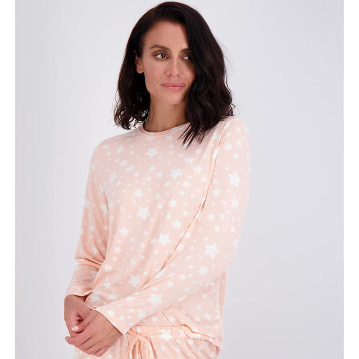 Women's Pajama Set Short And Long Sleeve Top With Pants