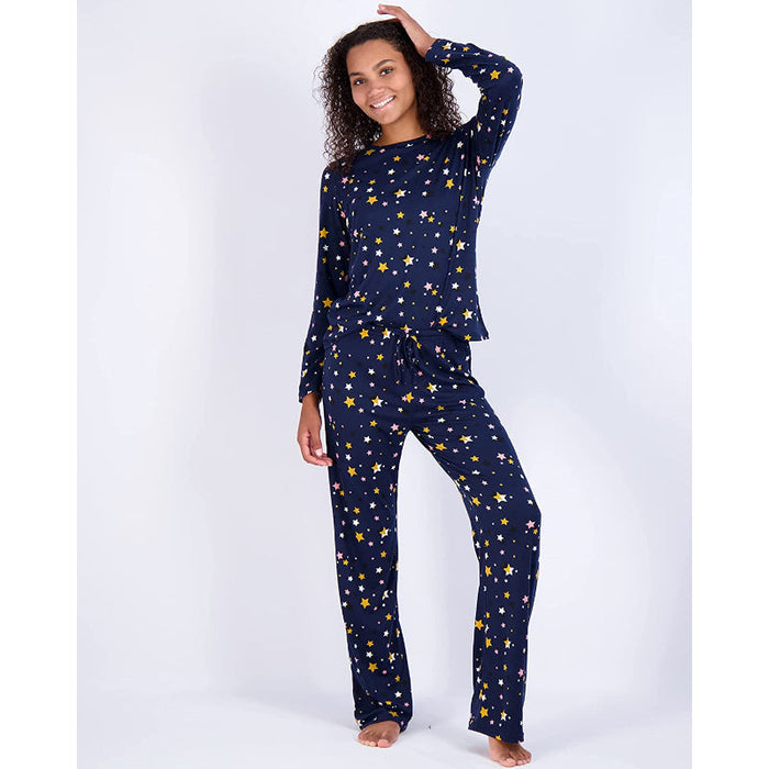 Women's Pajama Set Short And Long Sleeve Top With Pants