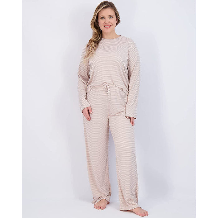 Women's Pajama Set Short And Long Sleeve Top With Pants