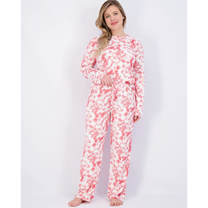 Women's Pajama Set Short And Long Sleeve Top With Pants