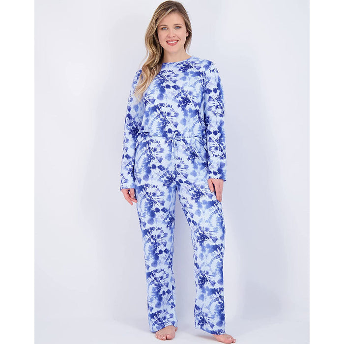 Women's Pajama Set Short And Long Sleeve Top With Pants