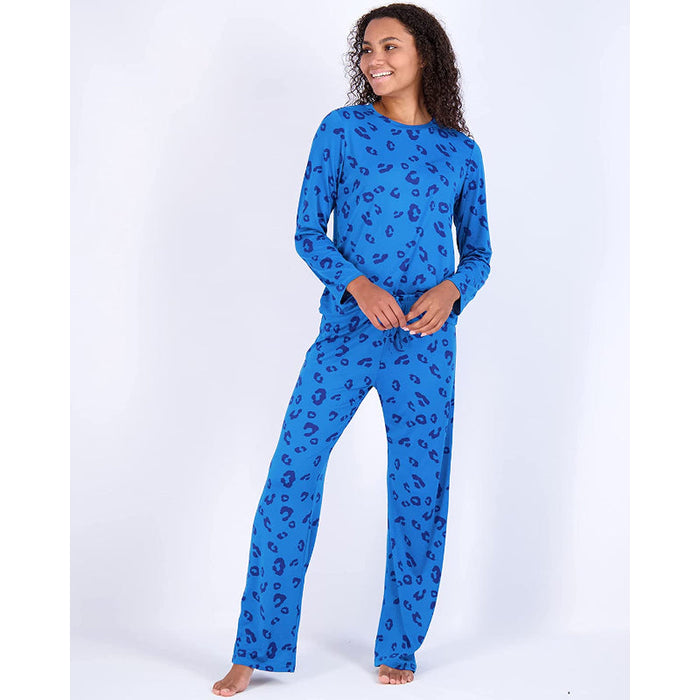 Women's Pajama Set Short And Long Sleeve Top With Pants