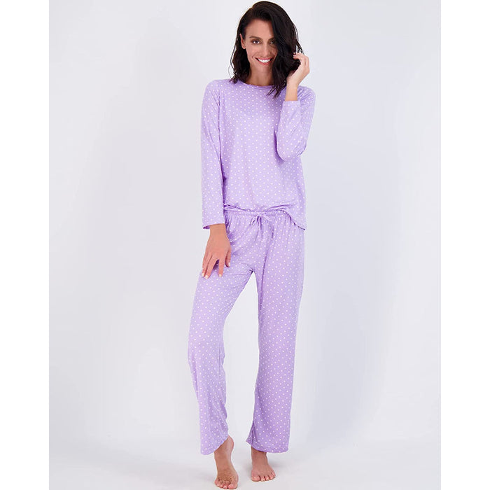 Women's Pajama Set Short And Long Sleeve Top With Pants