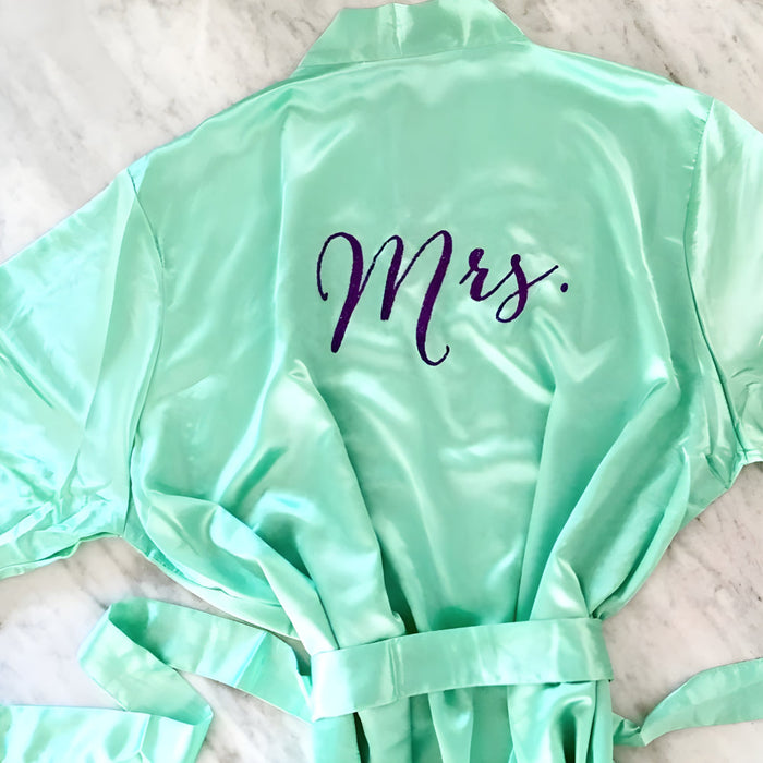 Bridesmaid Honor Robe Set