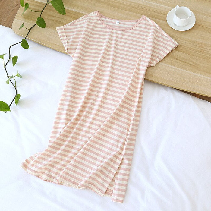 Summer Striped Nightgowns
