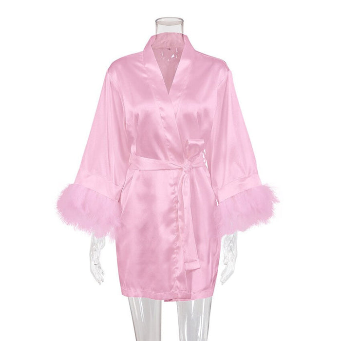 Boudoir Feather Robes For Women