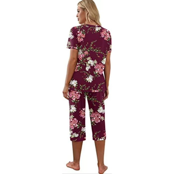 Women's With Pocket Pajama Set