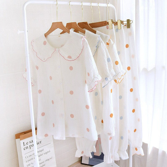 Cotton Short Sleeve Pajama Sets