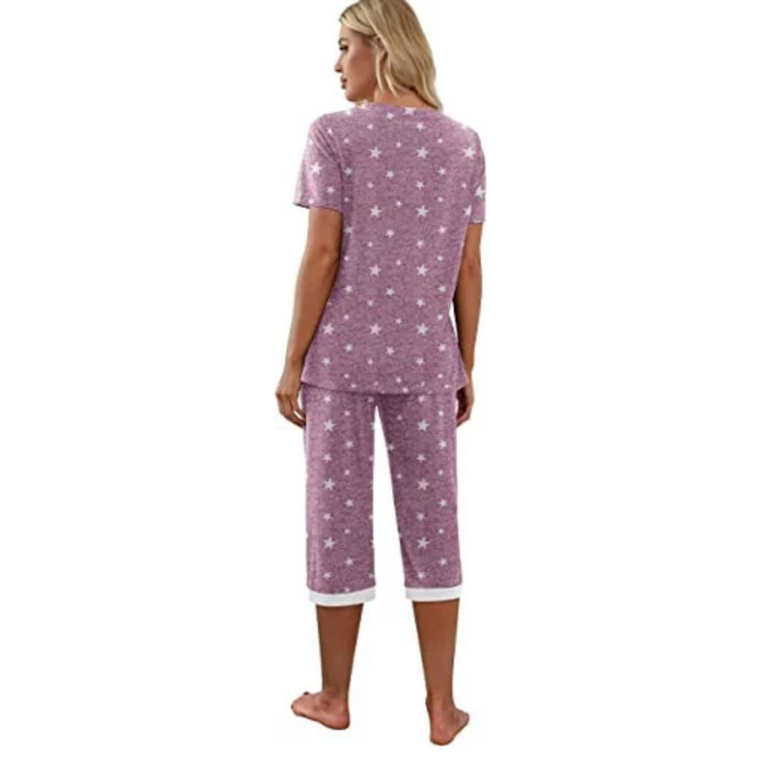 Women Sleepwear Night  Pajamas Set