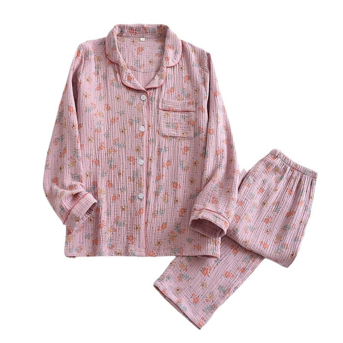 Floral Home Service Pajama Set