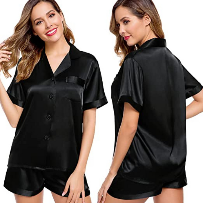 Women's Two-Piece Button-Down Pajama Set