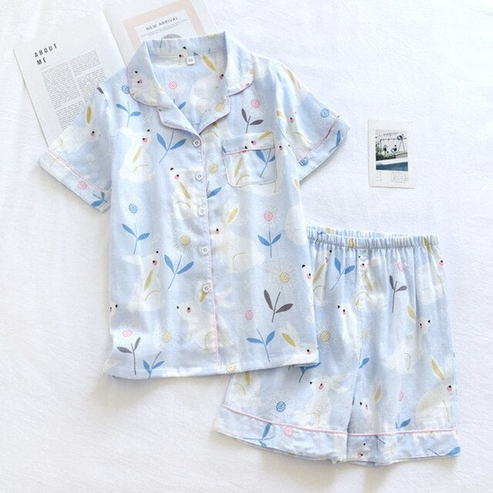 Printed Style Pajamas Set