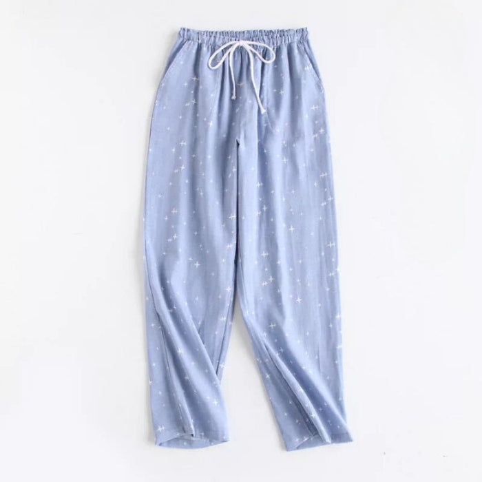 Men's Star Print Home Trousers