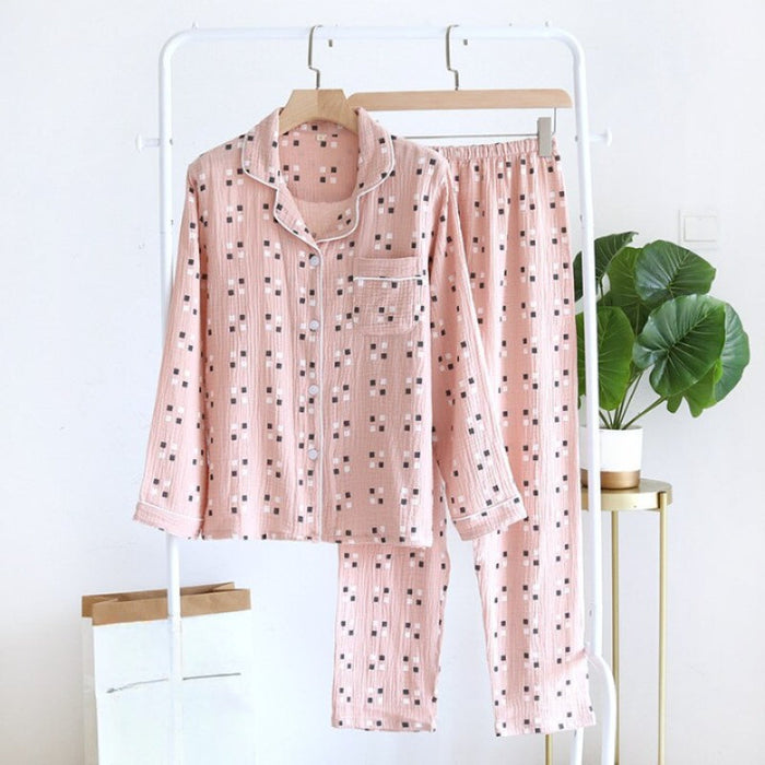 Dot Pattern Men's Pajamas Set