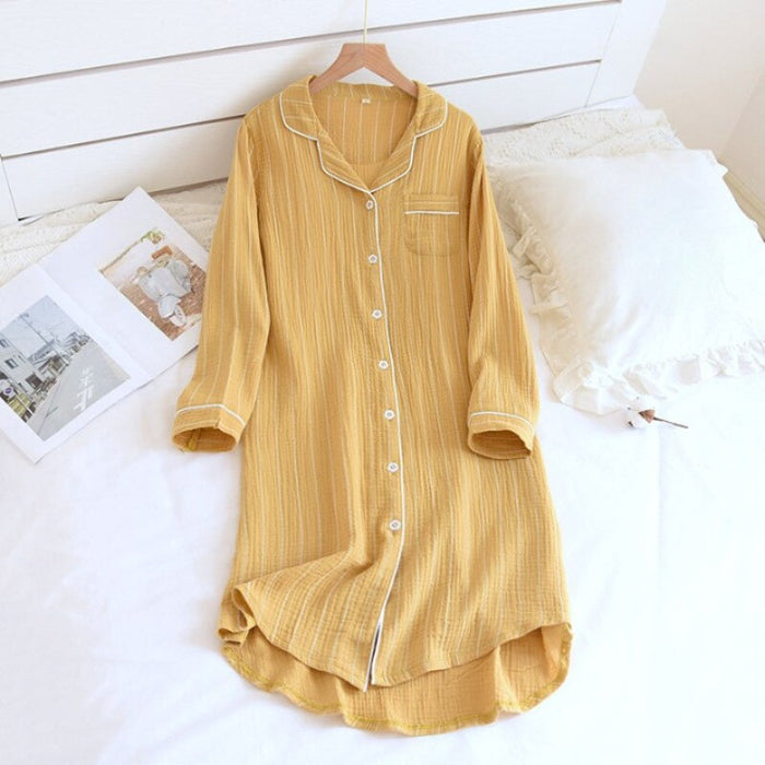 Summer Long Sleeved Nightgowns