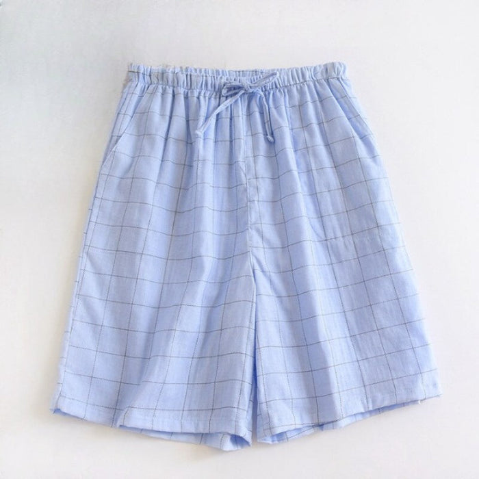 Box Print Shorts For Men