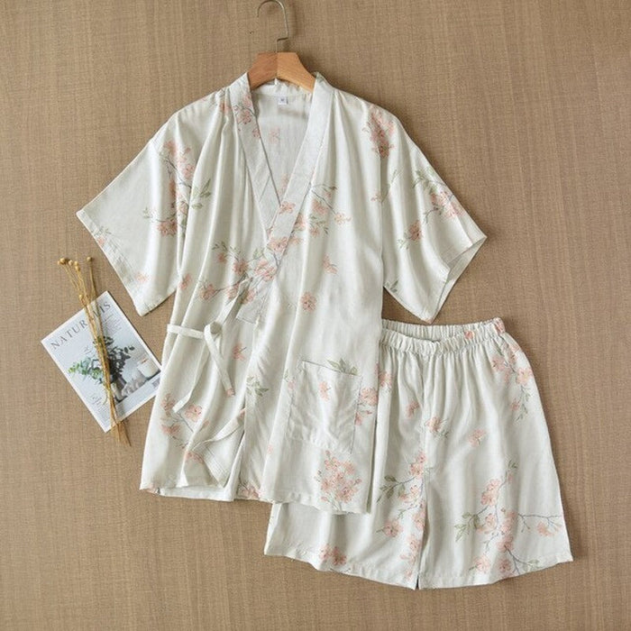 kimono Short-Sleeved Shorts ladies