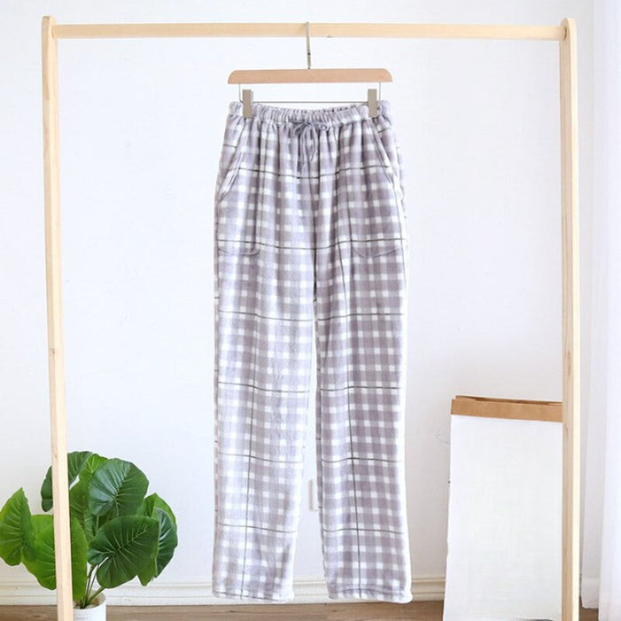 Checks Home Trousers For Men