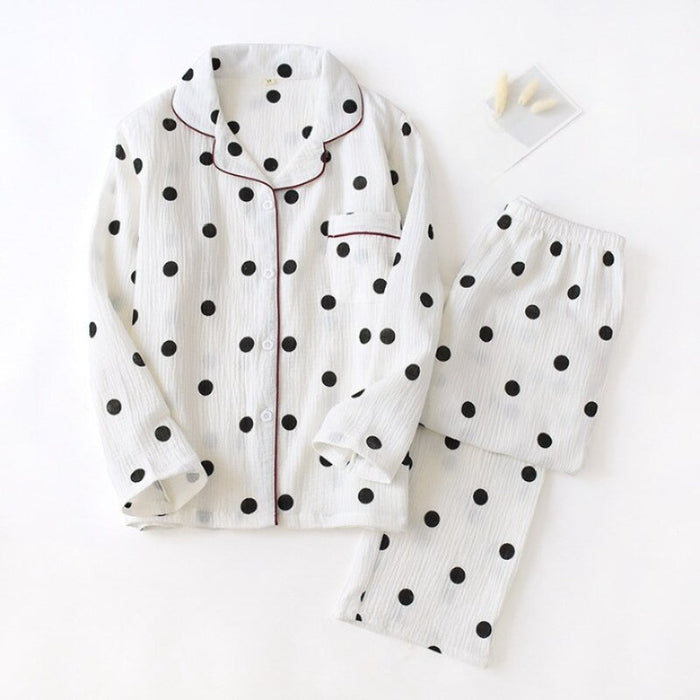 Dotted Printed Men's Pajamas Set