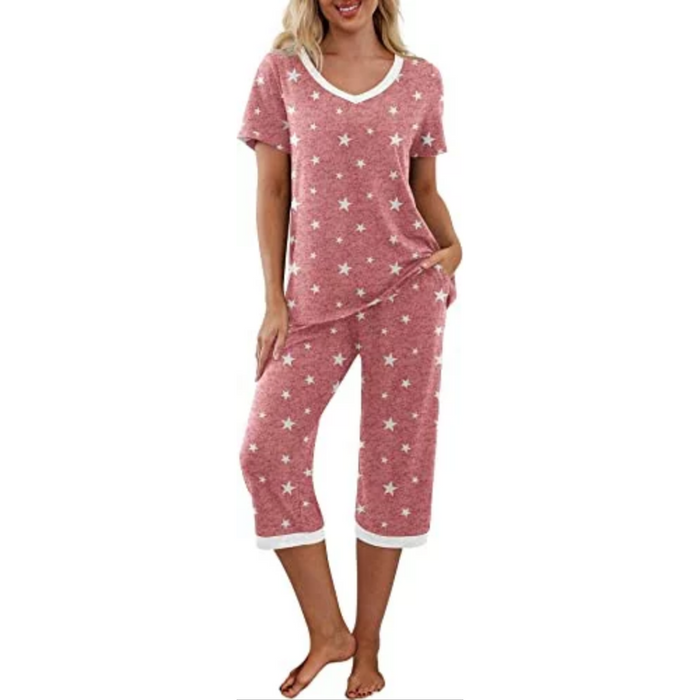 Women Sleepwear Night  Pajamas Set