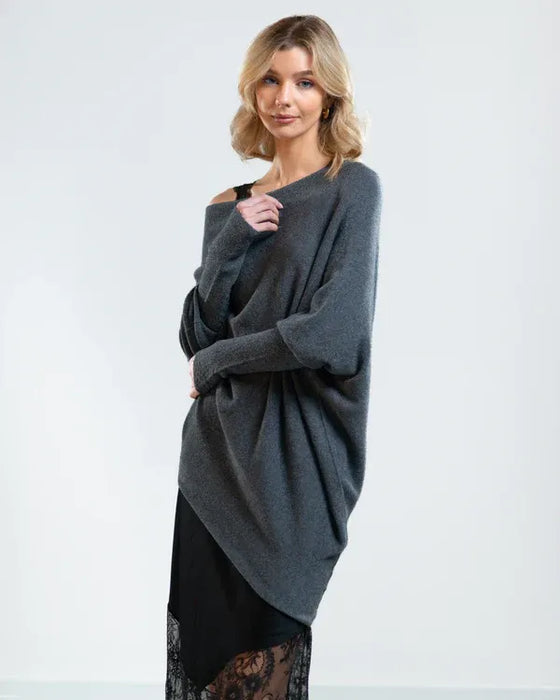 Asymmetric Draped Jumper