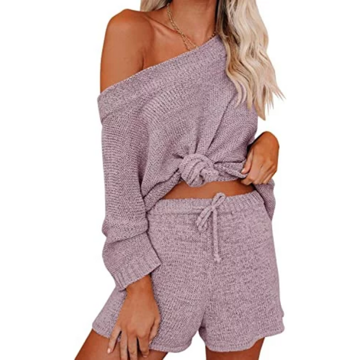 Sweater Nightwear Pajamas (2Pairs)