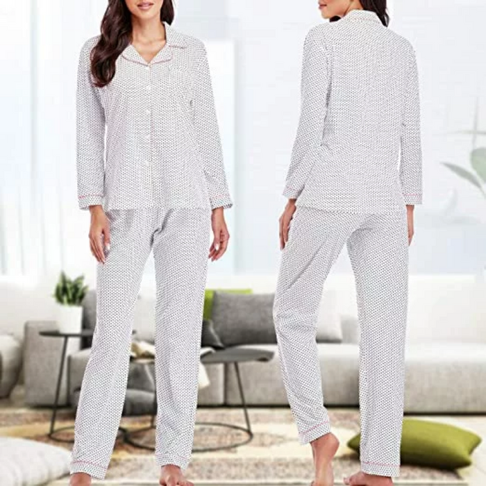 Women Classic Short Comfort Pajamas Set