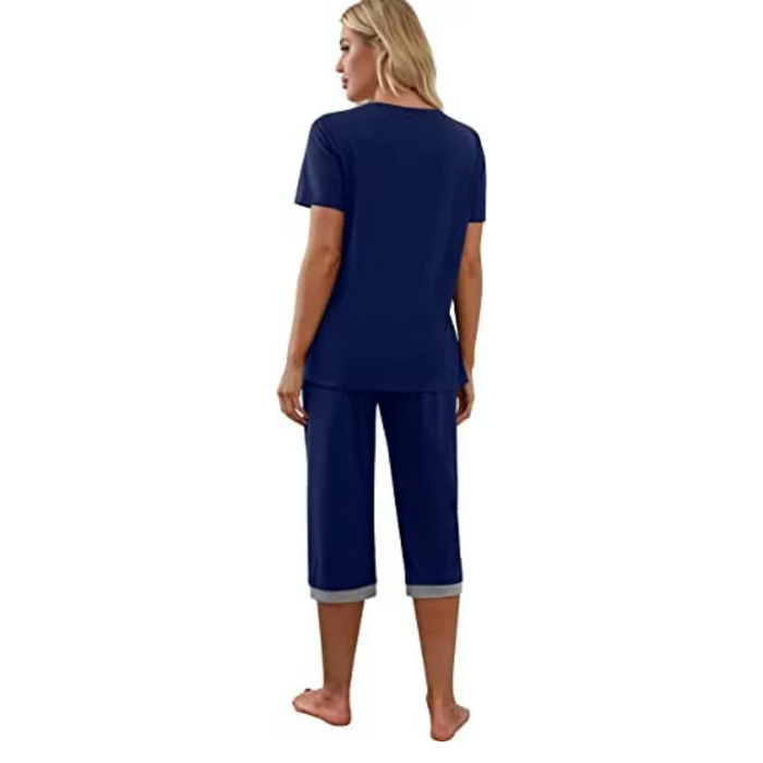 Women's With Pocket Pajama Set