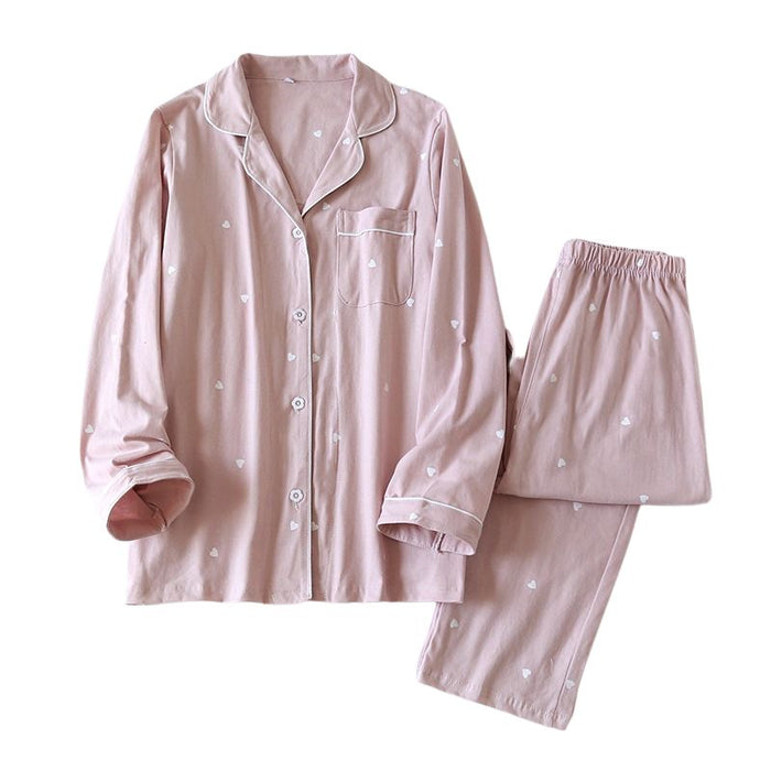 Long Sleeved Pajamas Set