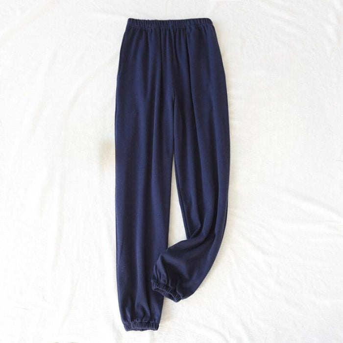 Solid Men's Home Pants