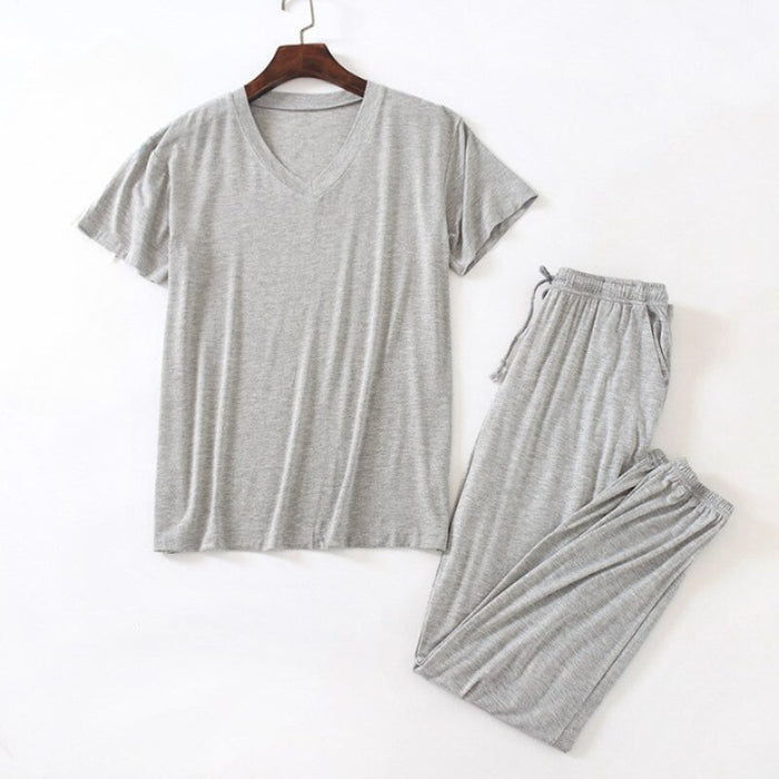 Summer Men's Short Sleeve Dress