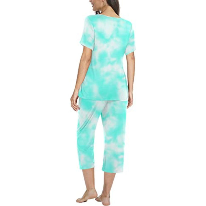 Printed 2 Piece Womens Pajama Sets