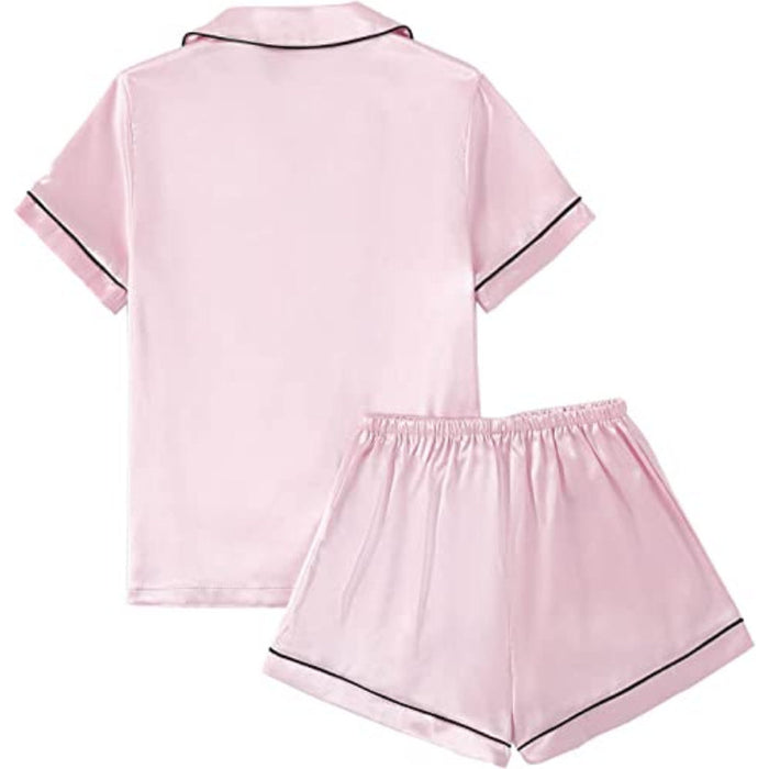 Short Sleeve With Shorts Pajamas Set