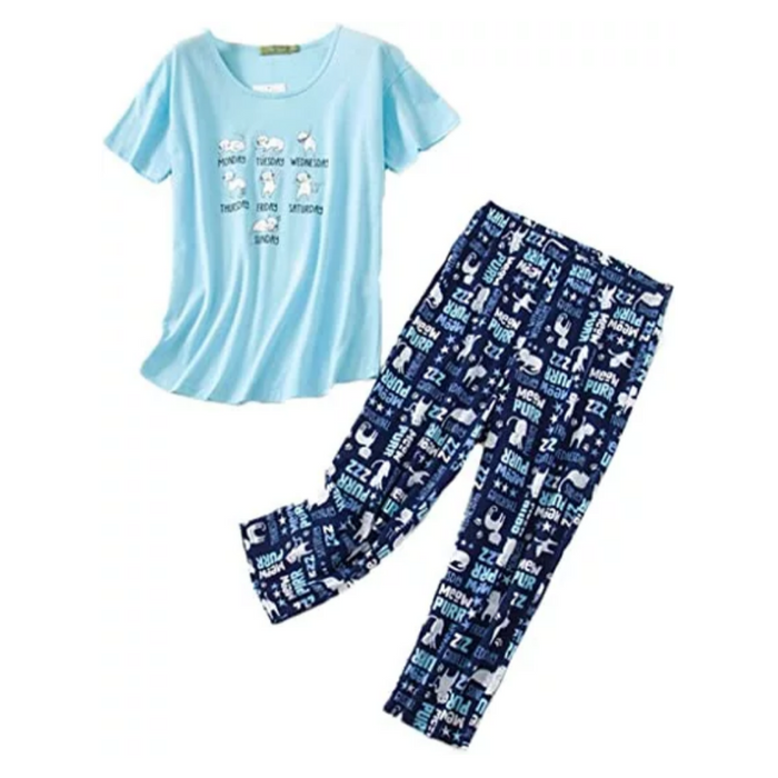 Women Sleepwear Casual Pajama Set