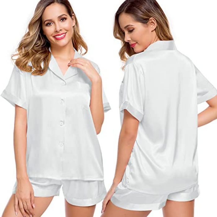 Women's Two-Piece Button-Down Pajama Set