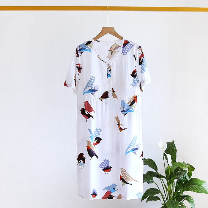 Printed Women's Nightgown