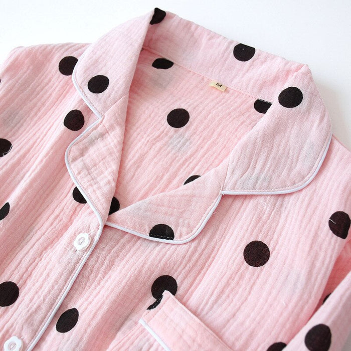 Dotted Printed Men's Pajamas Set