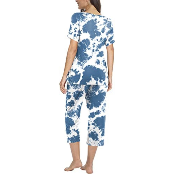 Printed 2 Piece Womens Pajama Sets