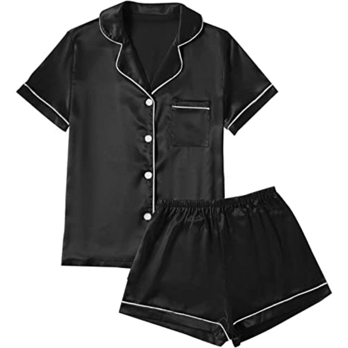 Short Sleeve With Shorts Pajamas Set