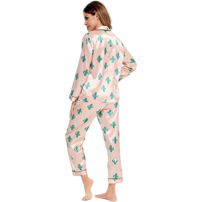 Women Pajama Two-piece Sleepwear Set