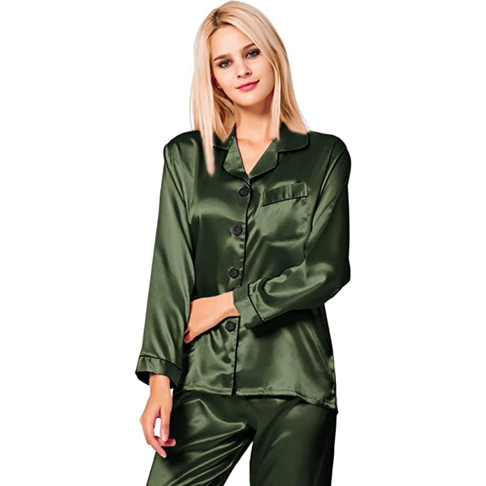 Women Pajama Two-piece Sleepwear Set