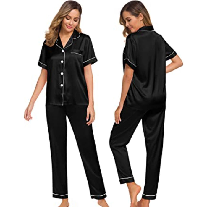 Women Pajama Two-piece Sleepwear Set