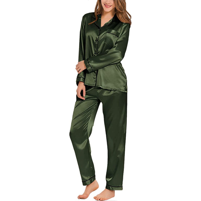 Women Pajama Two-piece Sleepwear Set