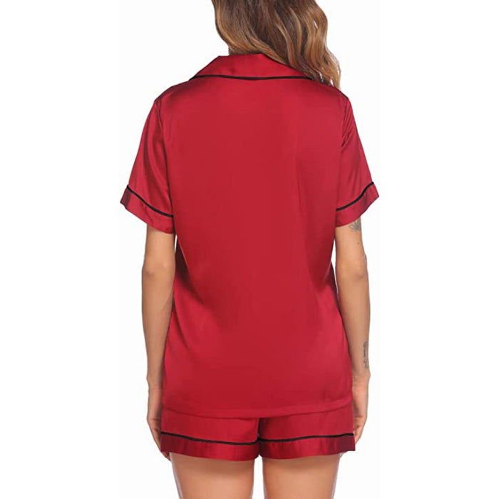 Solid Women's Short Sleeve Sleepwear